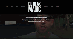 Desktop Screenshot of djblakmagic.com